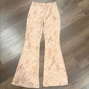 Fashion Nova Peach Flare Pants